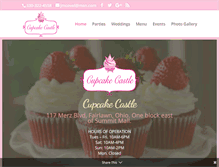 Tablet Screenshot of cupcakecastle.net